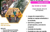 Campus de verano de escalada para niños, Julio 2025