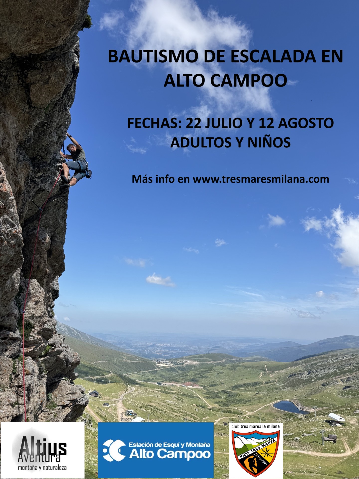 JORNADAS DE BAUTISMO DE ESCALADA EN ALTO CAMPOO